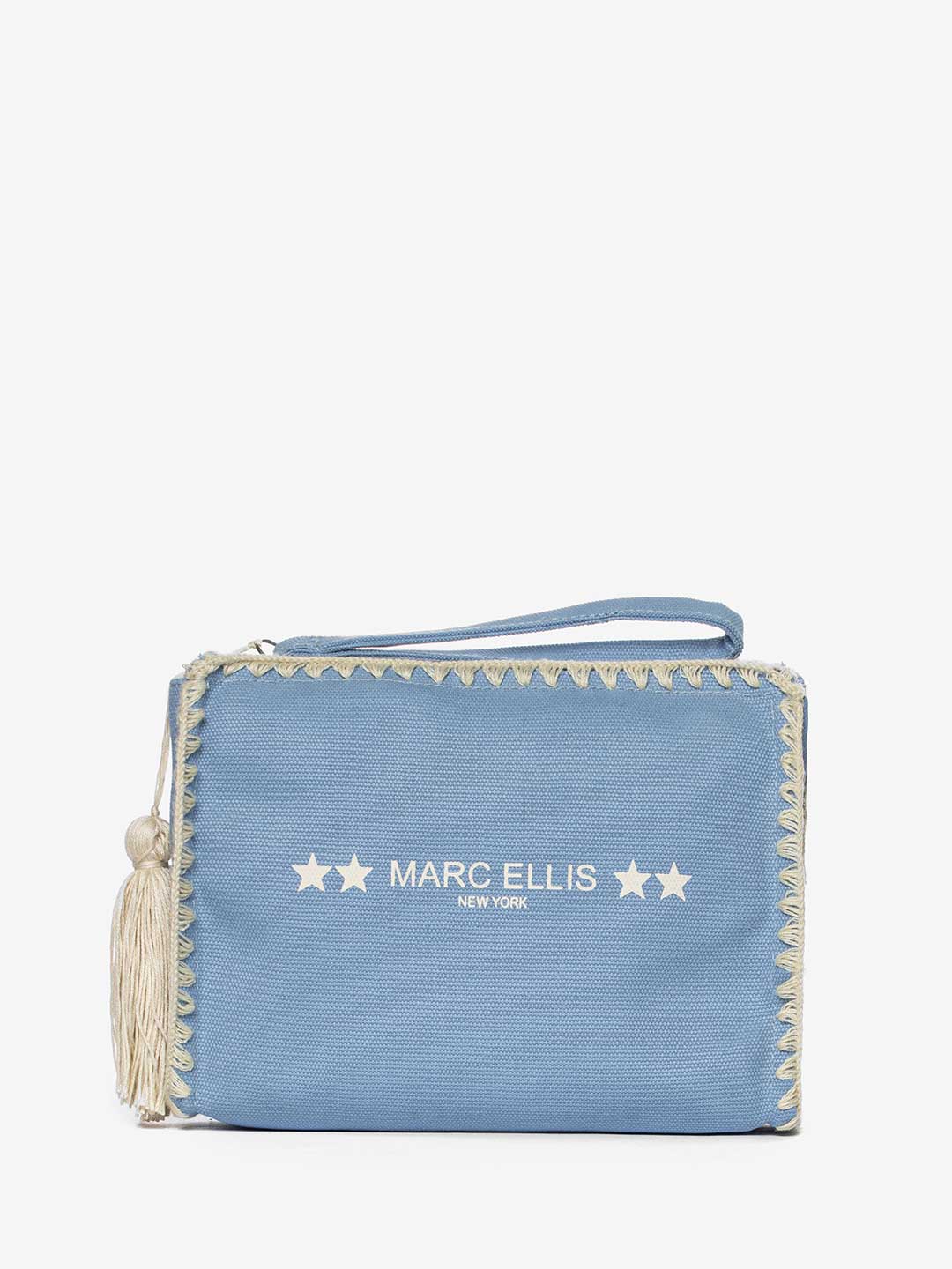 MARC ELLIS BUBY BEACH CLUTCHAZZURRO