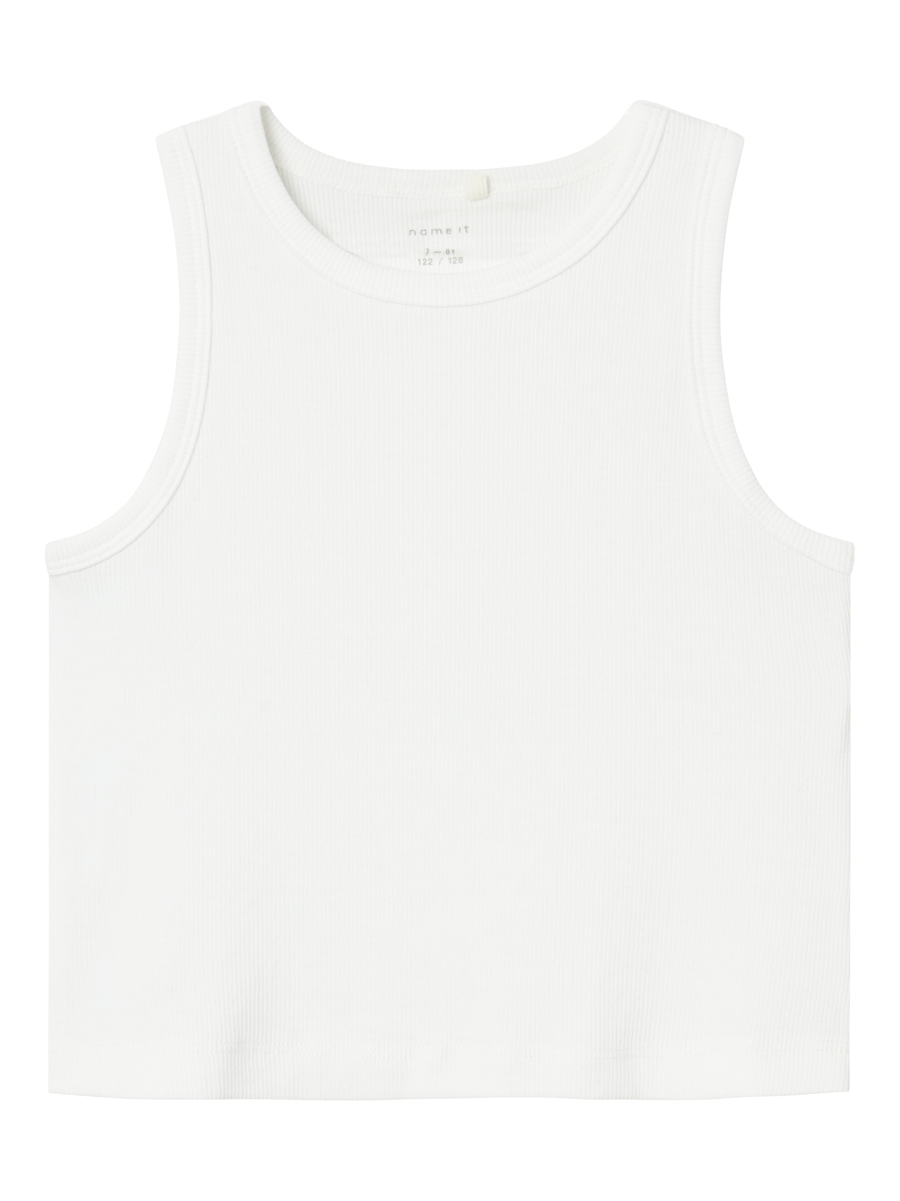 Name It canotta kids bianco a coste crop 13236672 BIANCO NAME IT 