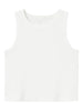 Name It canotta kids bianco a coste crop