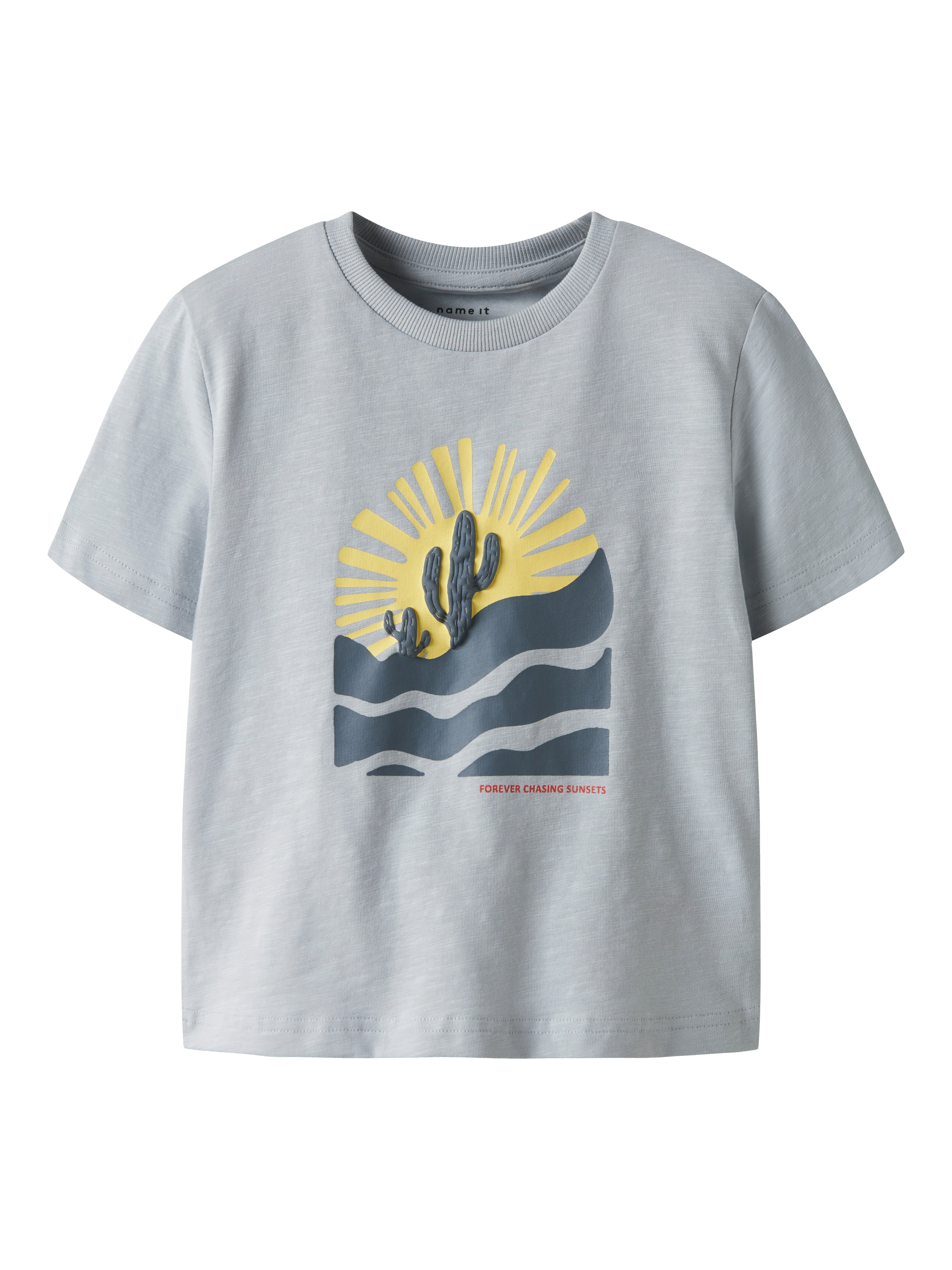 Name It t-shirt kids celeste con stampa cactus 13243170 CELESTE NAME IT 