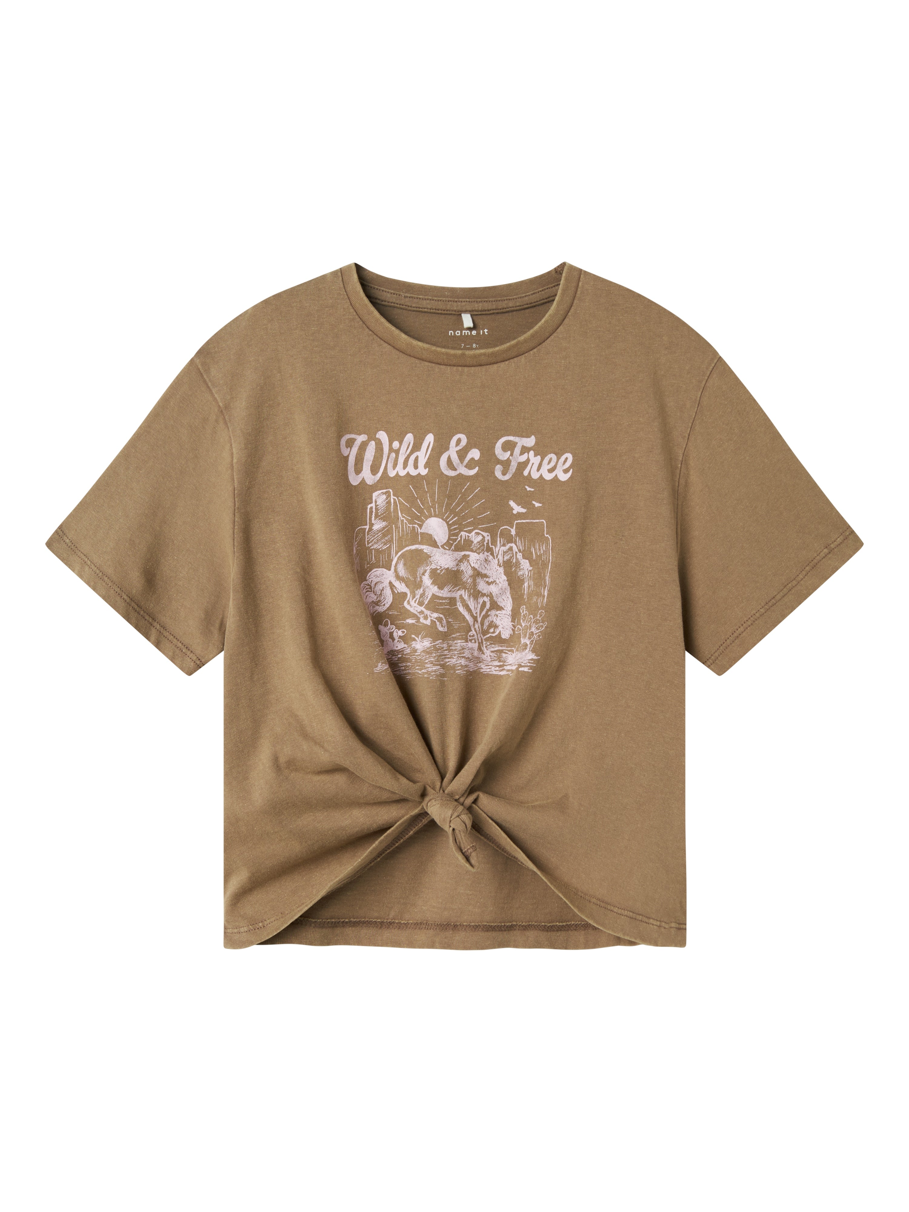 Name It t-shirt kids verde con stampa cavallo 13243214 VERDE NAME IT 