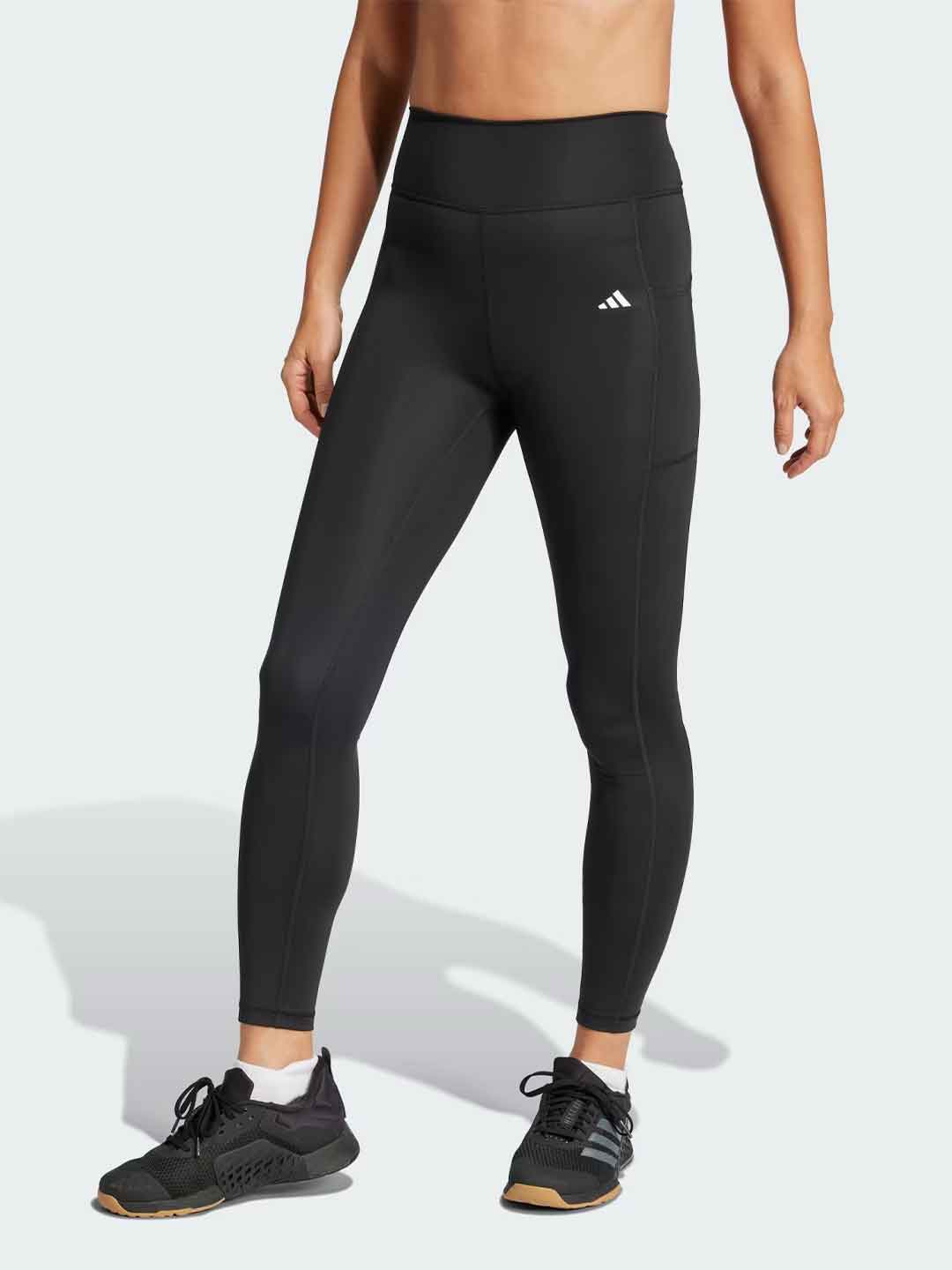 Adidas 7/8 Optime Stash leggings  nero JM3067 NERO ADIDAS 