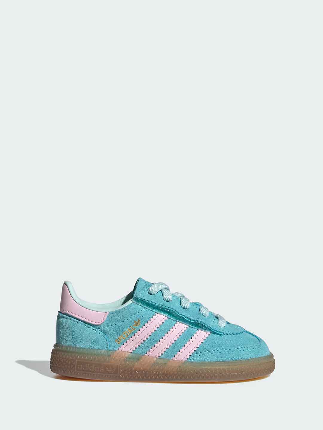 Adidas Handball Spezial CF sneakers kids celeste e rosa JQ1991 CELESTE ADIDAS 