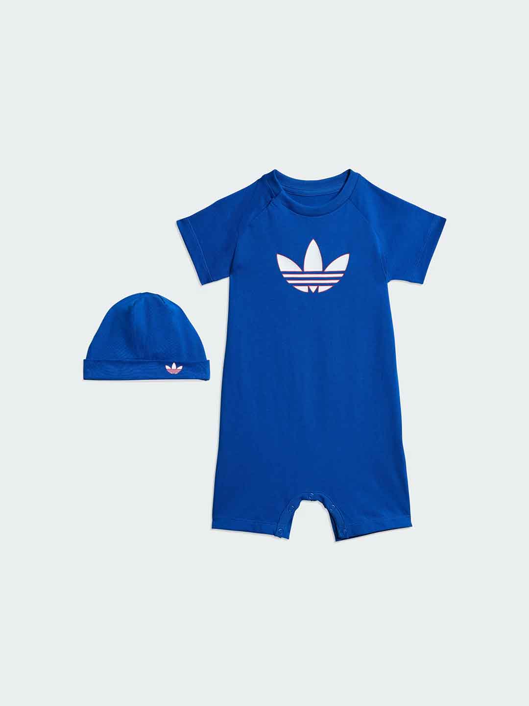 Adidas coordinato kids blu tuta e cappello KD1047 BLU ADIDAS 
