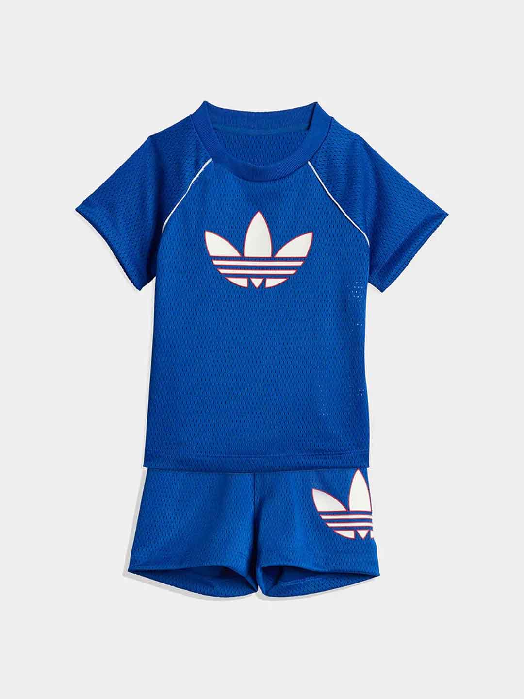 Adidas Tee Set coordinati kids blu KD3170 BLU ADIDAS 