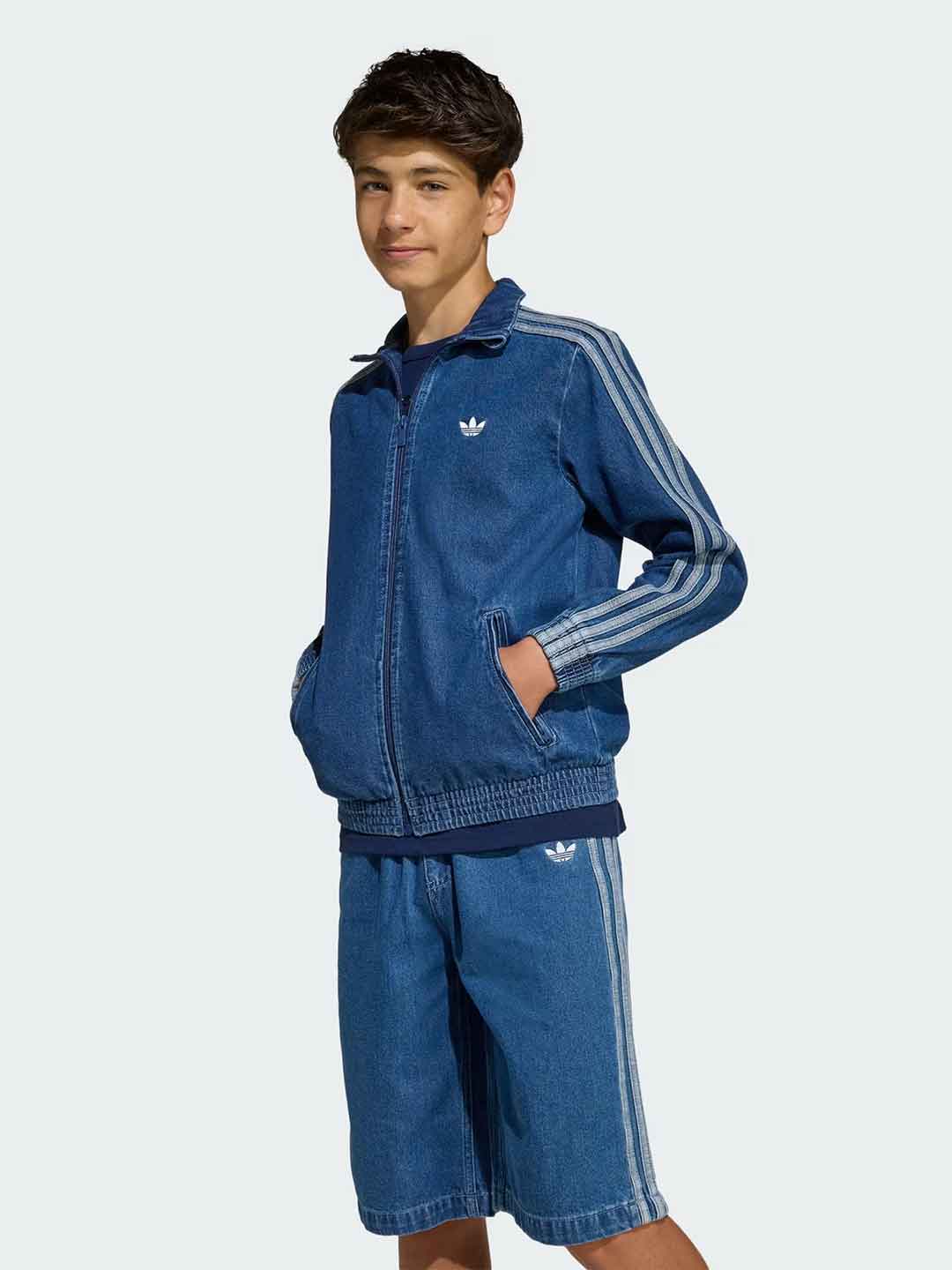Adidas Firebird felpa kids in jeans 9-16 anni KE2849 JEANS ADIDAS 