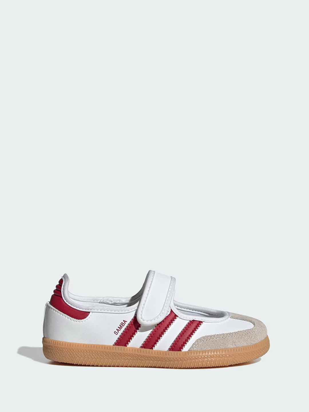 Adidas Samba Jane sneakers kids bianco ballerine 28-35 KJ2660 BIANCO ADIDAS 