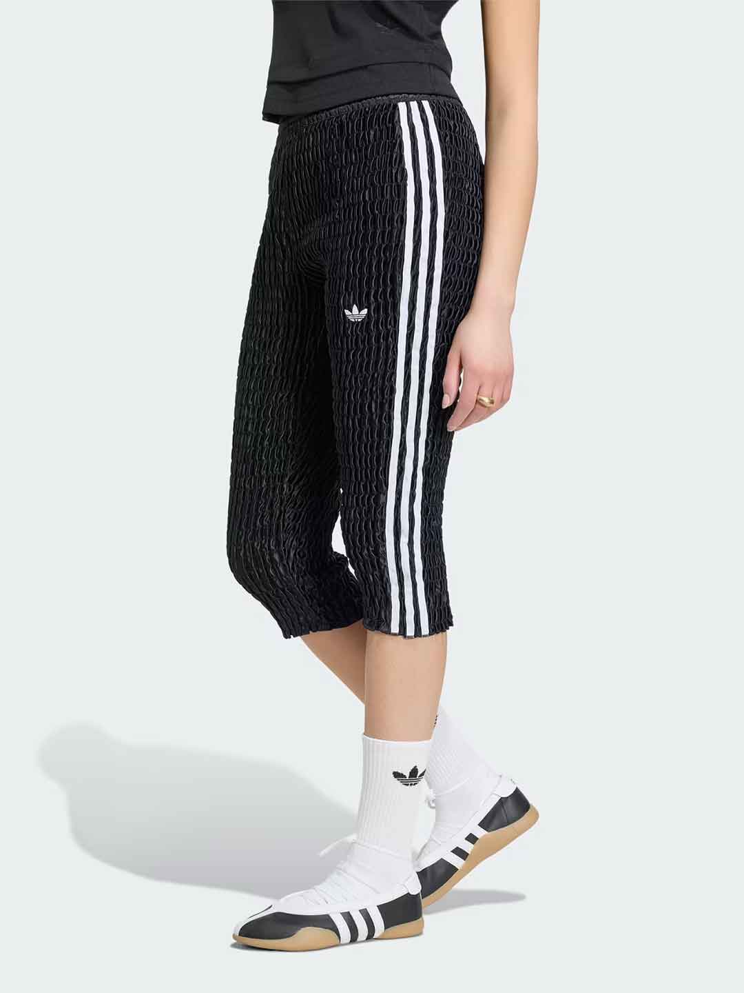 Adidas pantalone nero arricciati KS4161 NERO ADIDAS 