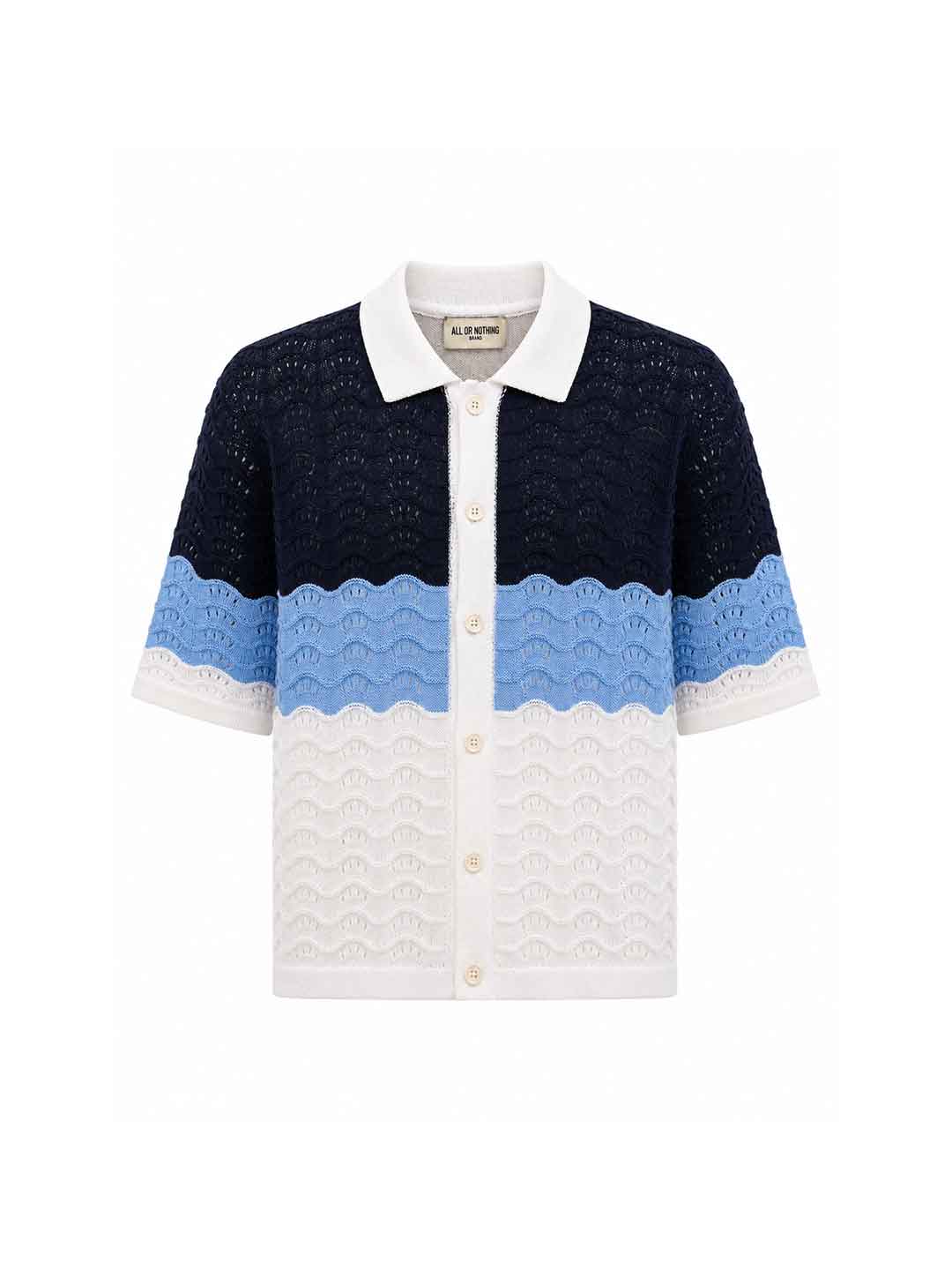All Or Nothing Degrade polo blu DEGRADE BLU ALL OR NOTHING 