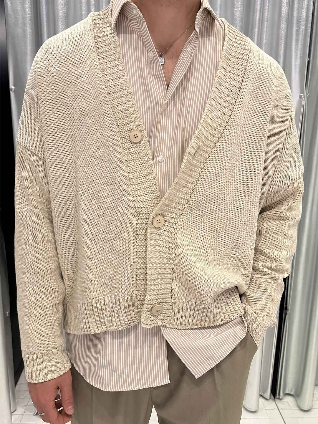 All Or Nothing Kareem cardigan beige KAREEM BEIGE ALL OR NOTHING 