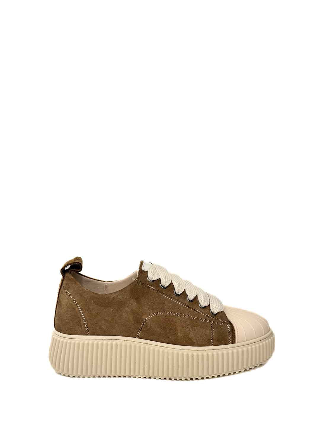 All Or Nothing sneakers marrone in camoscio RIGMEGAN 1 C MARRONE ALL OR NOTHING 