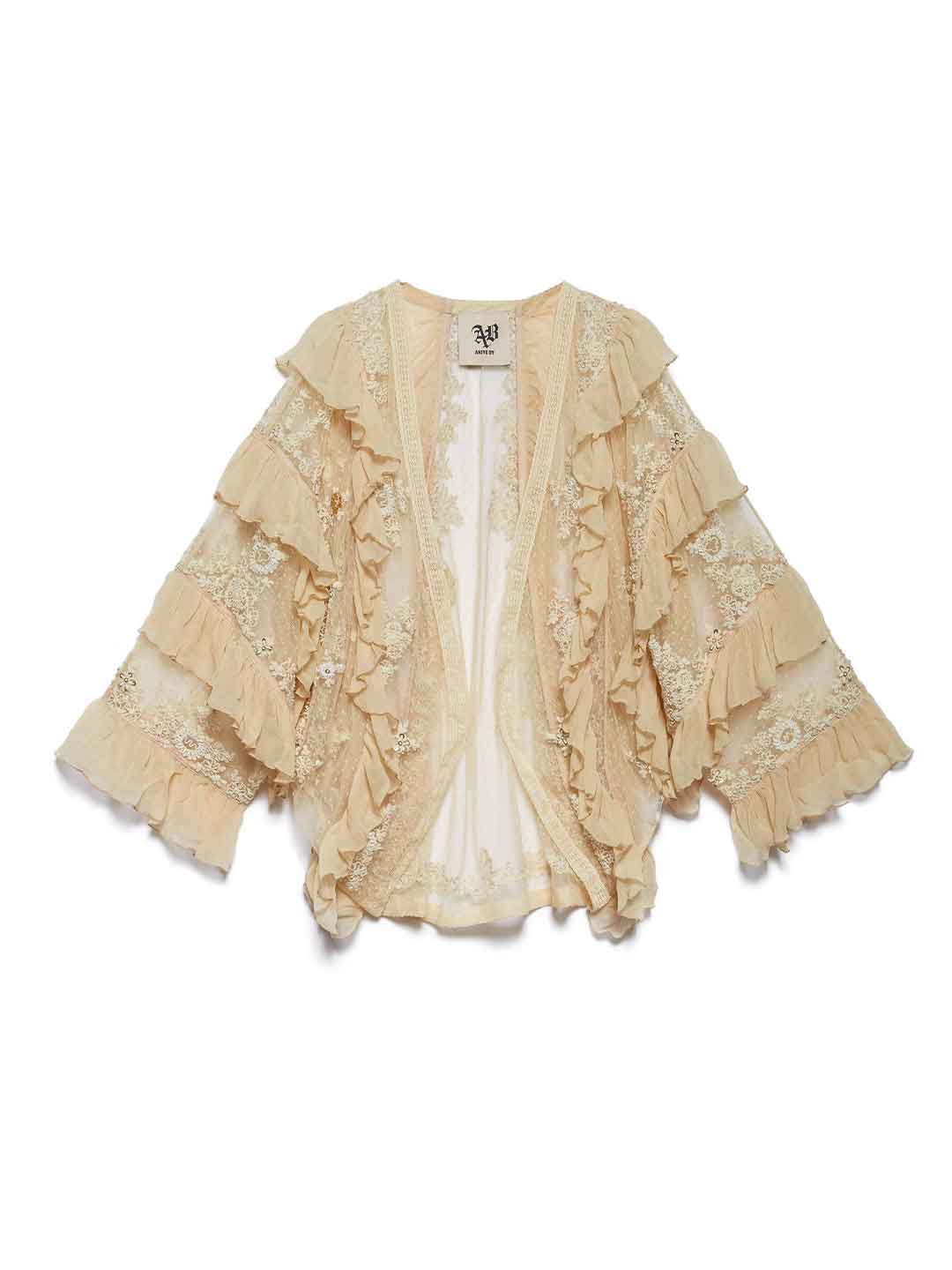 Aniye By Layla cardigan beige in pizzo 185232 BEIGE ANIYE BY 