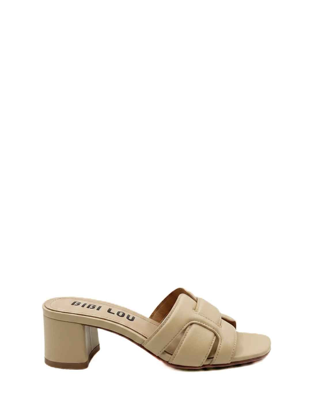 Bibi Lou Holly Sandal sandali beige con tacco 761Z10VKV26 BEIGE BIBI LOU 