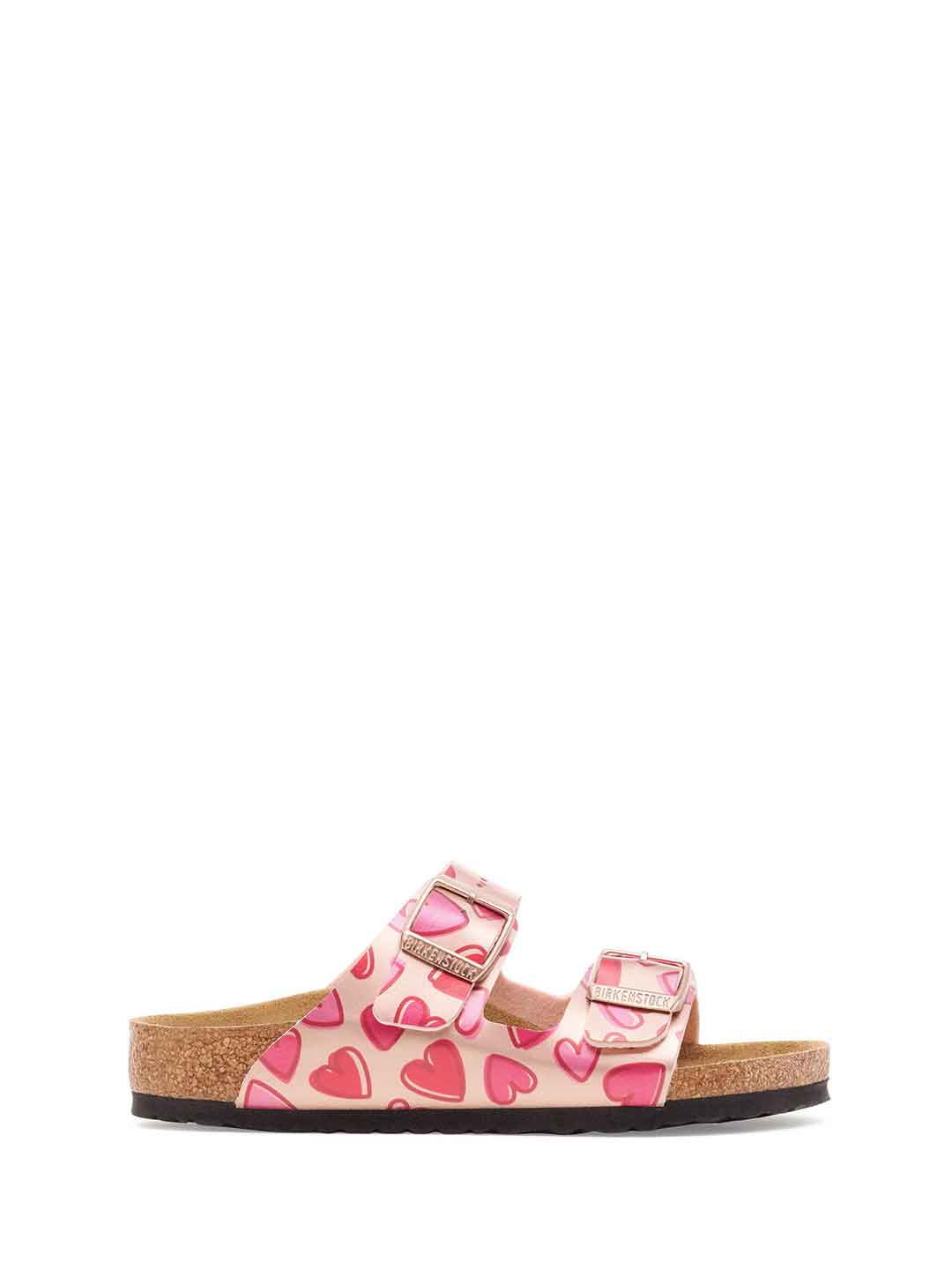 Birkenstock Arizona sandali kids fantasia con cuori 27-35 1030445 FANTASIA BIRKENSTOCK 