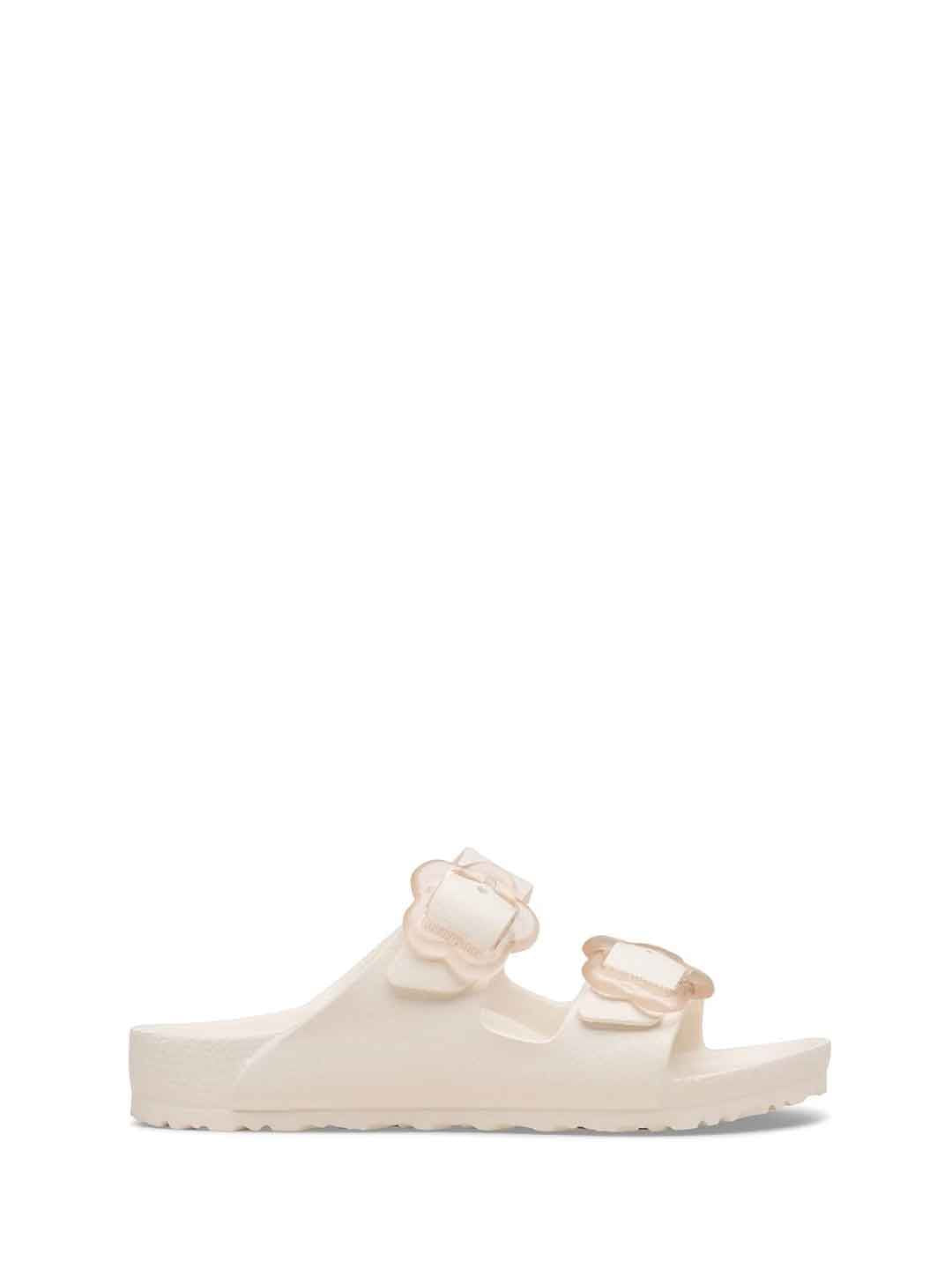 Birkenstock Arizona Flower Eva sandali kids panna in gomma 26-34 1031291 PANNA BIRKENSTOCK 