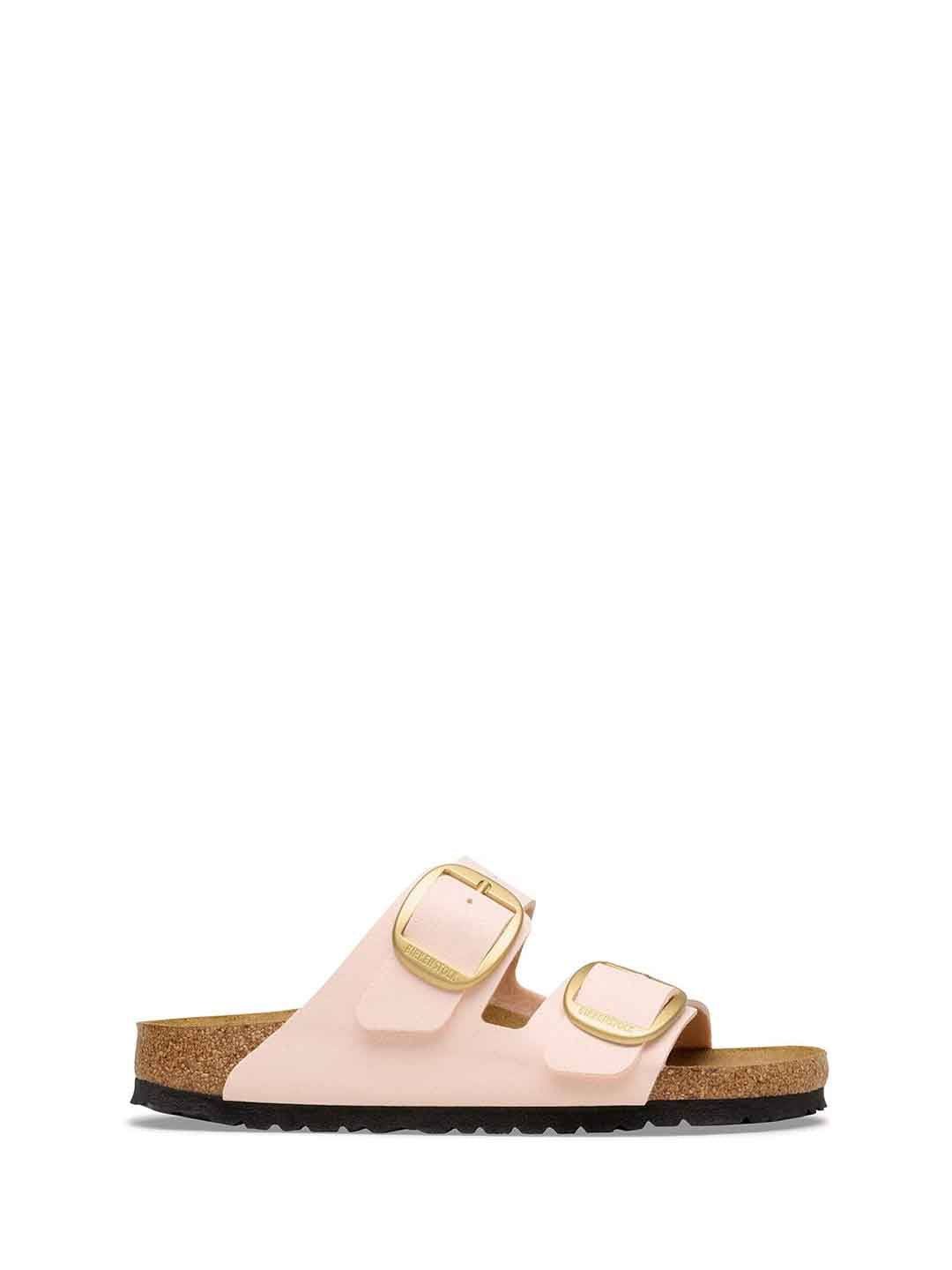 Birkenstock Arizona Big Buckle sandali rosa con fibbia oro 1031566 ROSA BIRKENSTOCK 