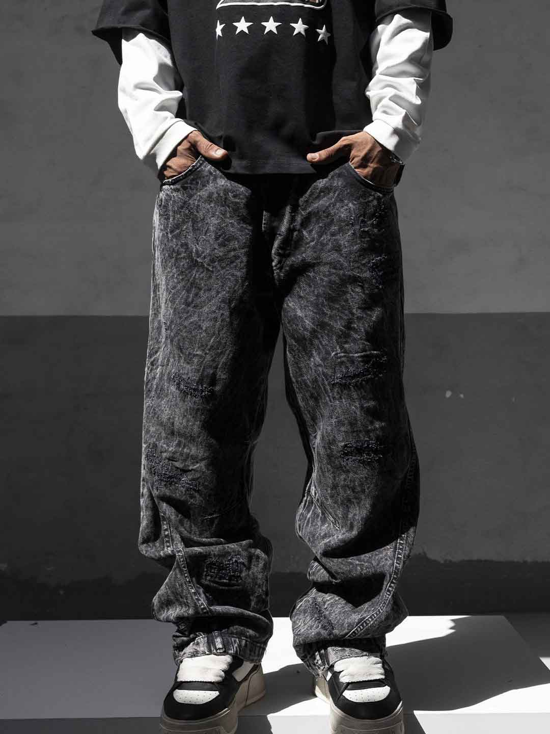 Black Island jeans nero 17260 NERO BLACK ISLAND 