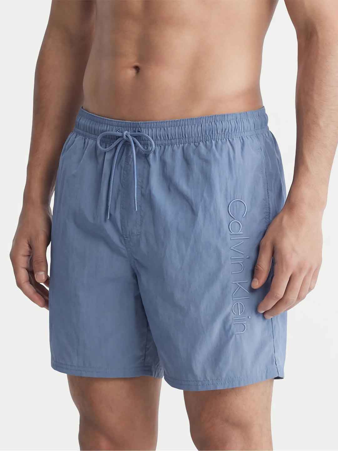 Calvin Klein costume azzurro con logo azzurro LV00N61029 44J AZZURRO CALVIN KLEIN 