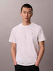 Calvin Klein t-shirt bianco con logo rosso