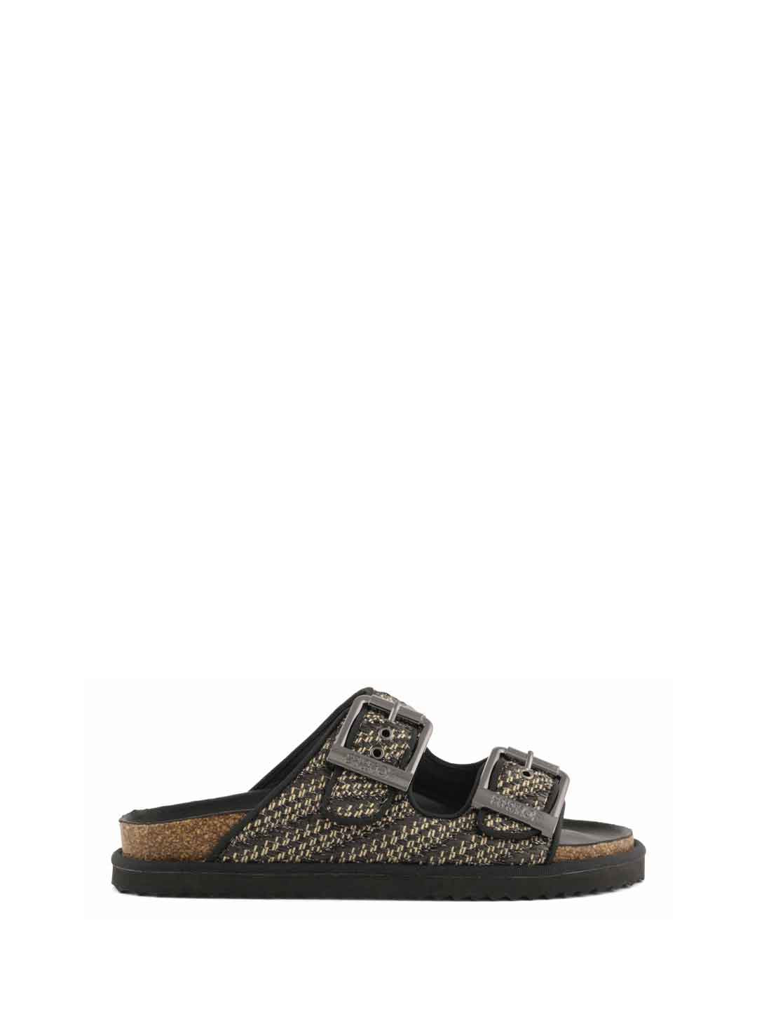 Colors Of California Slofiw sandali nero in rafia BIOW600 NERO COLORS OF CALIFORNIA 