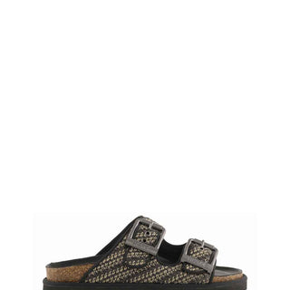 Colors Of California Slofiw sandali nero in rafia BIOW600 NERO COLORS OF CALIFORNIA 