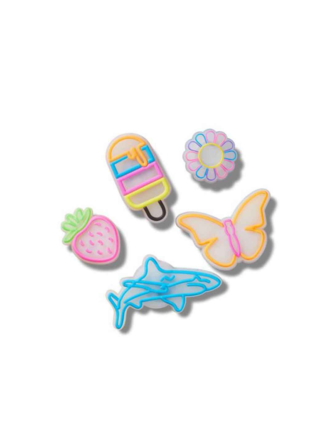 Crocs Light Up Summer charms a fantasia set da 5 pezzi con luci 10015446 FANTASIA CROCS 