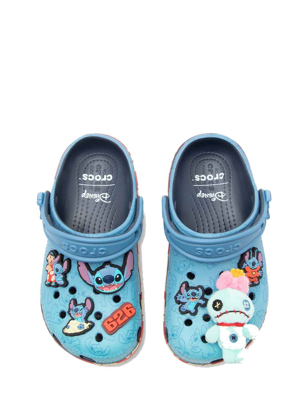 Crocs Stitch Classic Clog T sabot kids azzurro 213008-90H AZZURRO CROCS 