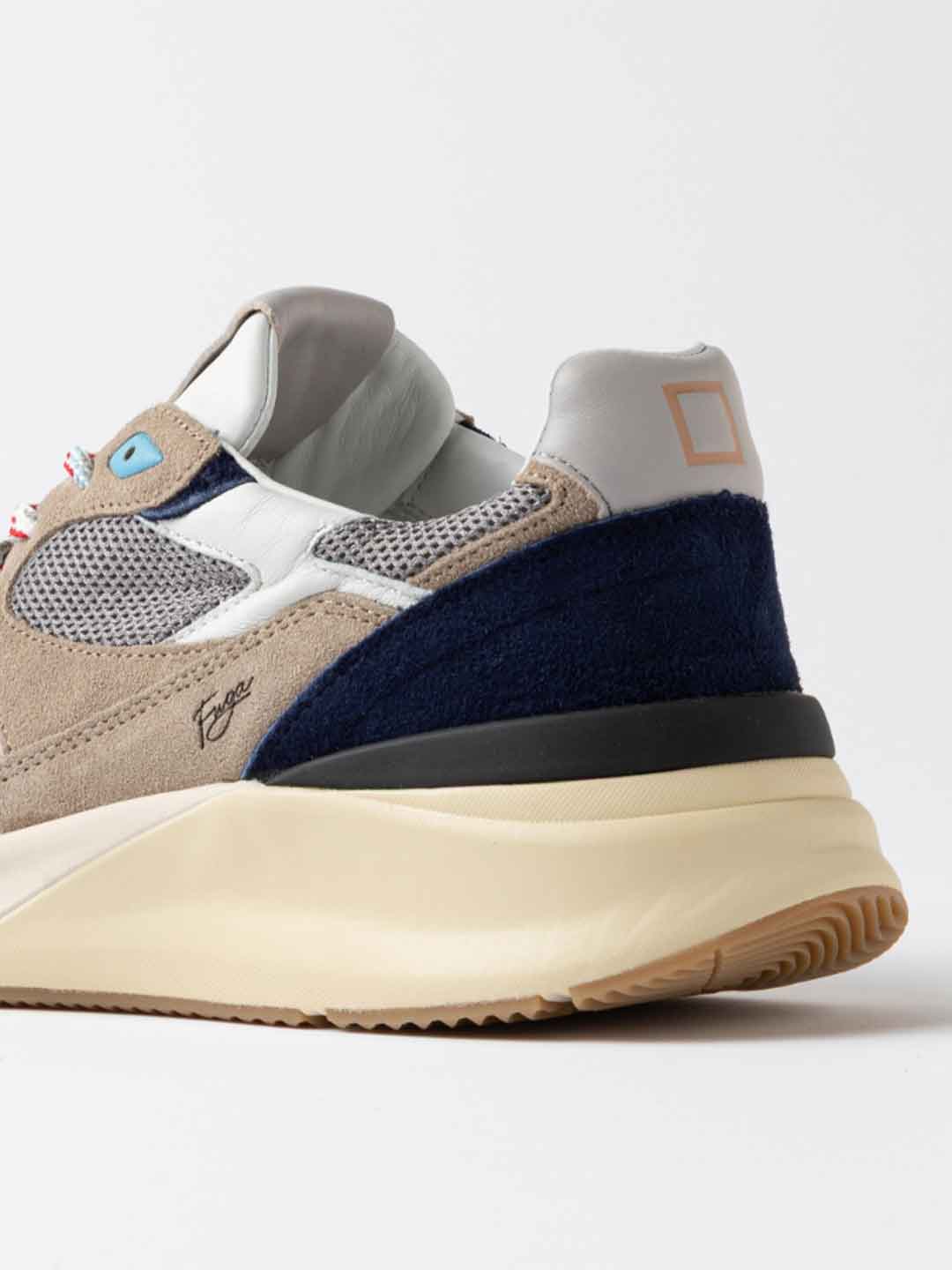 D.A.T.E. Fuga 20' Colored Mud Blu sneakers fango FUGA 20 COLORED FANGO DATE 