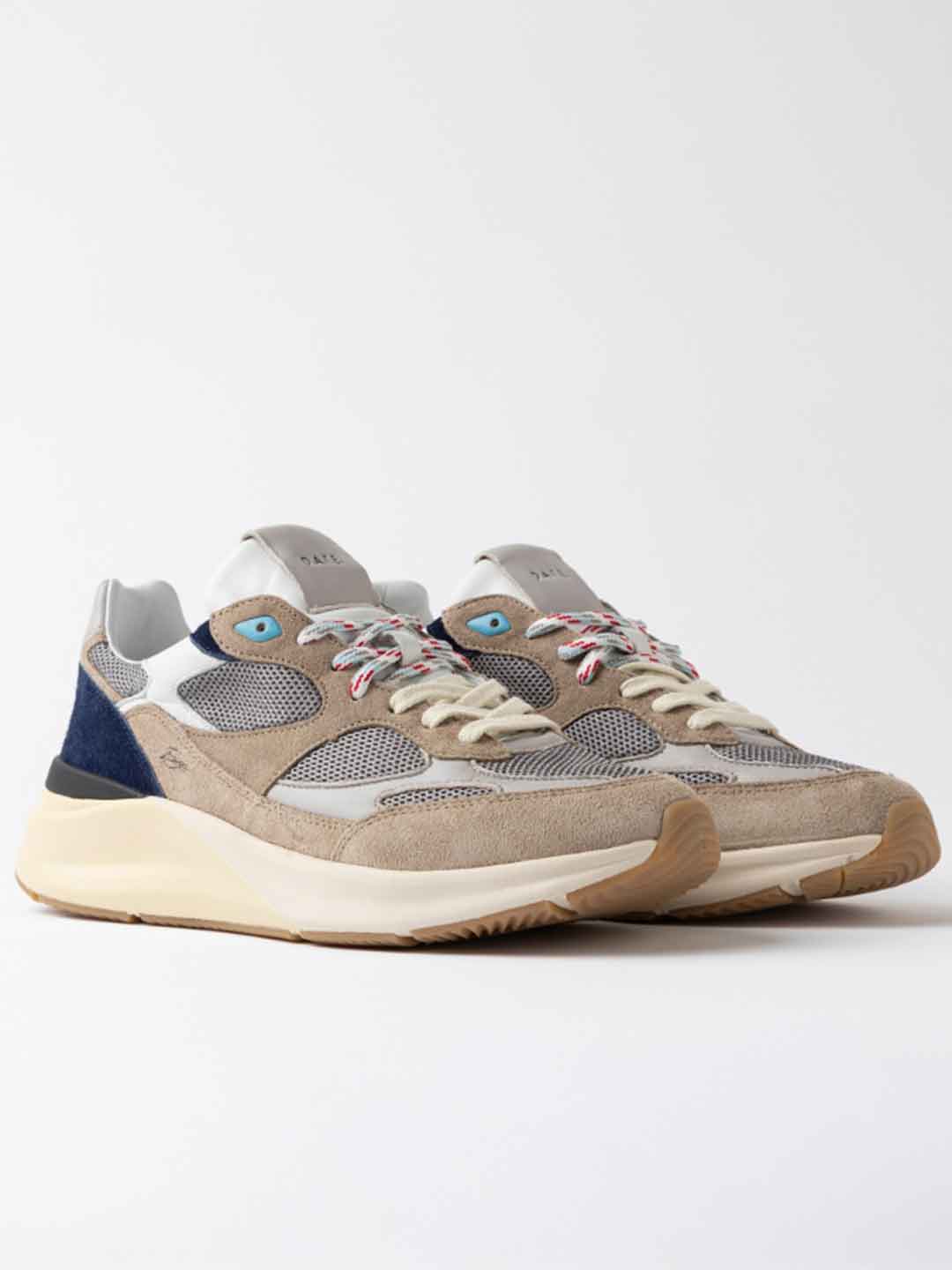D.A.T.E. Fuga 20' Colored Mud Blu sneakers fango FUGA 20 COLORED FANGO DATE 