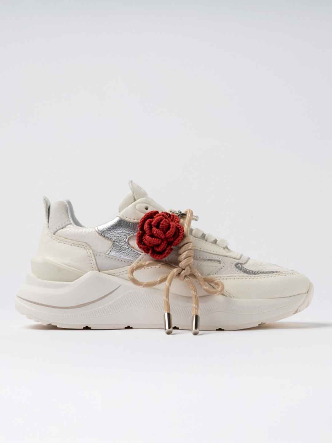D.A.T.E. Fuga Animalier sneakers bianco FUGA ANIMALIER BIANCO DATE 