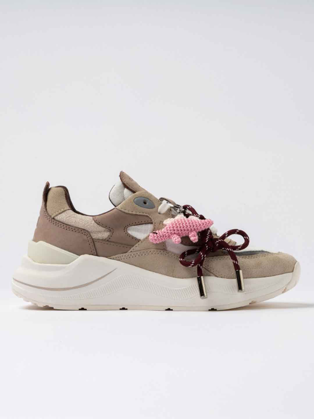 D.A.T.E. Fuga Linen sneakers beige FUGA LINEN BEIGE DATE 