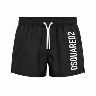 Dsquared 2 costume kids nero con logo bianco 4-16 anni DQ3293 D0AHA NERO DSQUARED 2 
