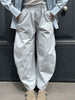 Eleh pantalone celeste in cotone