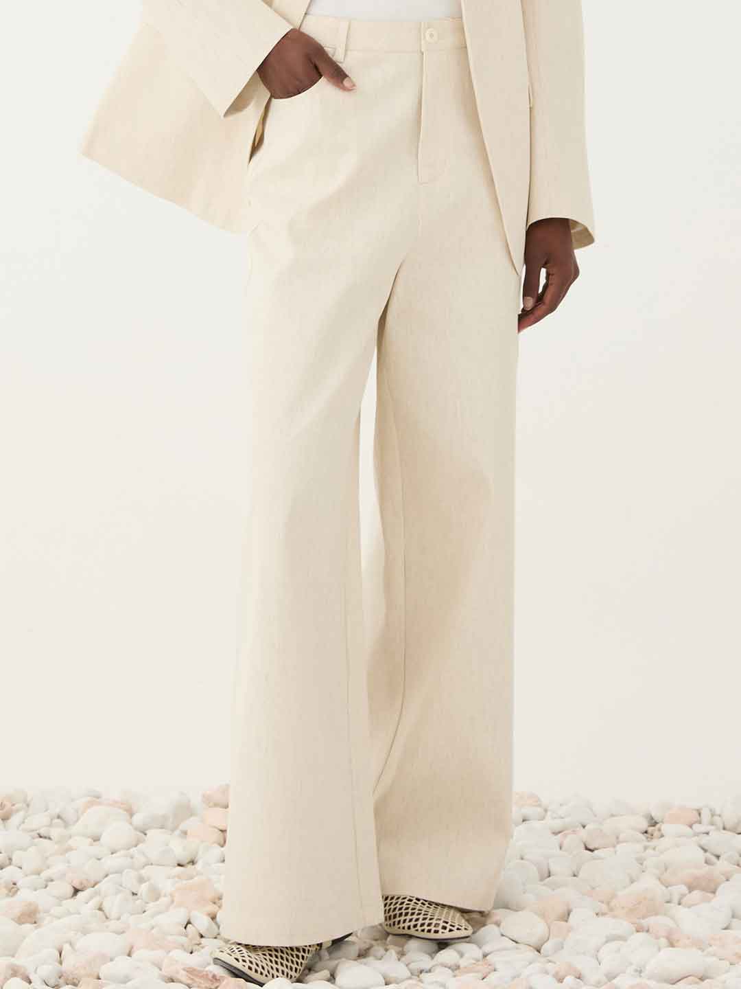 Eleh pantaloni panna SS260371 PANNA ELEH 