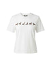 Eleh t-shirt bianco con bassotti