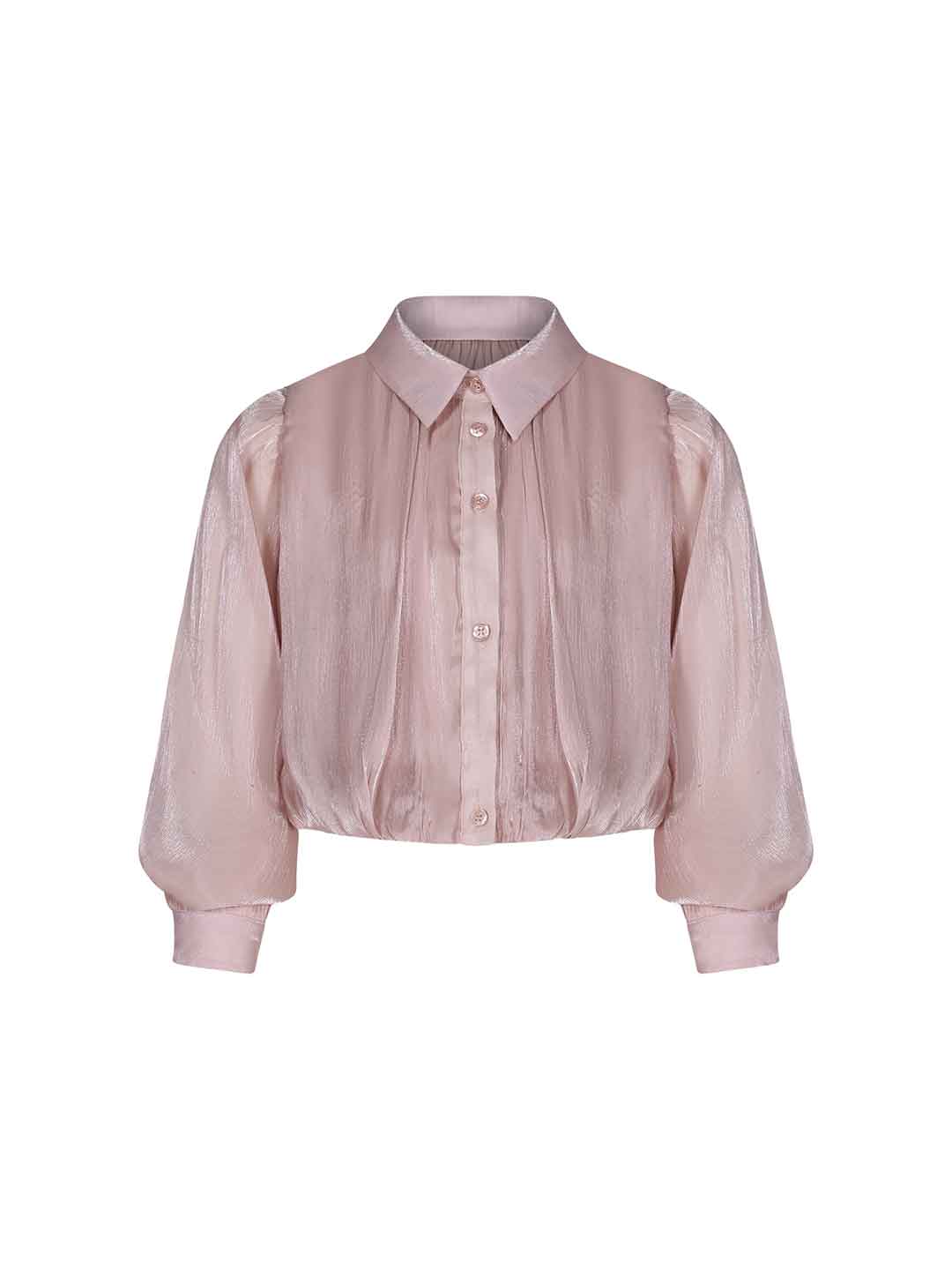 Fun & Fun camicia kids rosa crop 8-18 anni FCJSH03249 ROSA FUN & FUN 