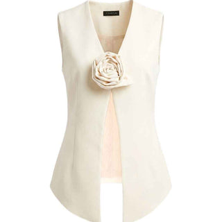 Fun & Fun gilet kids panna con rosa FCJWA03266 PANNA FUN & FUN 