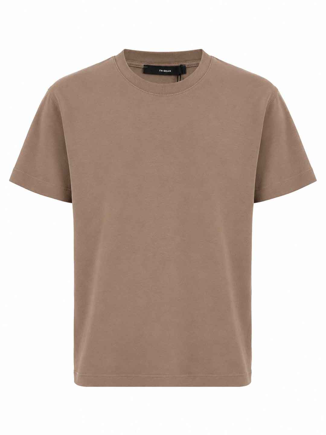 Im Brian t-shirt kids marrone basic 2-16 anni TS3742J MARRONE I'M BRIAN 