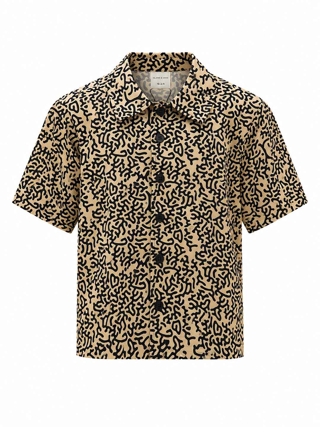 Island Coco Corallo camicia kids nero 3-14 anni CORALLO NERO ISLAND COCO 