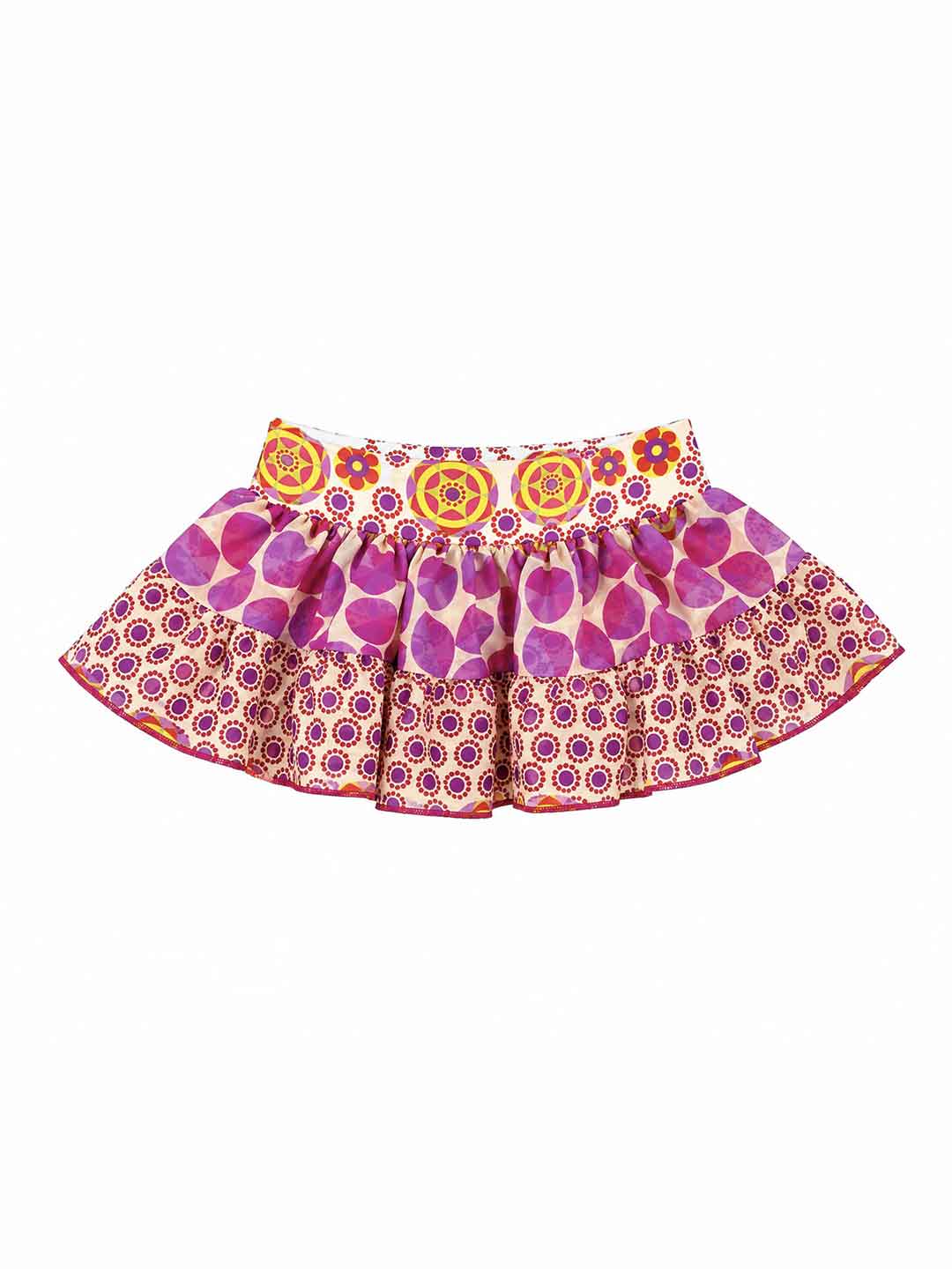 Island Coco gonna kids avorio corta con balze 9-24 mesi ICJ103 AVORIO ISLAND COCO 