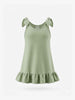 Island Coco abito kids verde con volant 9-36 mesi