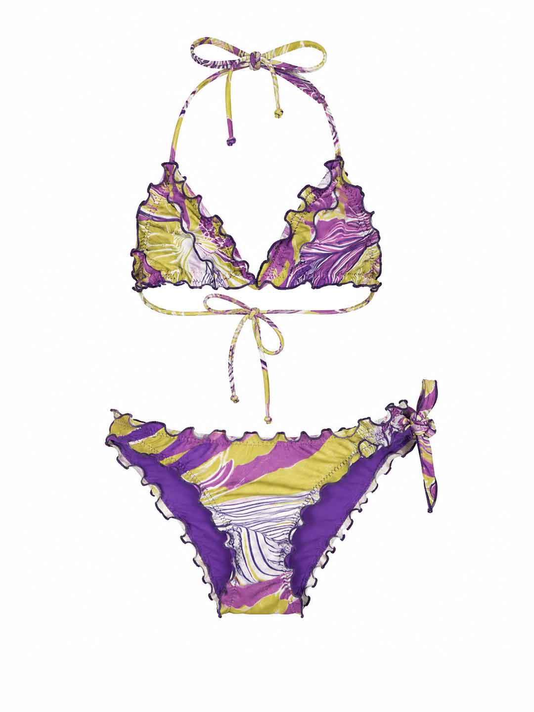 Island Coco costume kids viola triangolo 3-14 anni ICJ33 VIOLA ISLAND COCO 