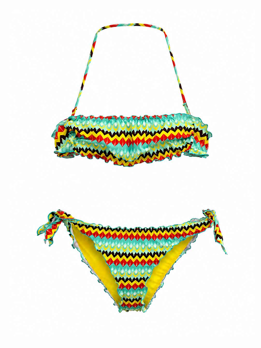 Island Coco costume kids verde a fantasia fascia 3-14 anni ICJ49 FANTASIA ISLAND COCO 