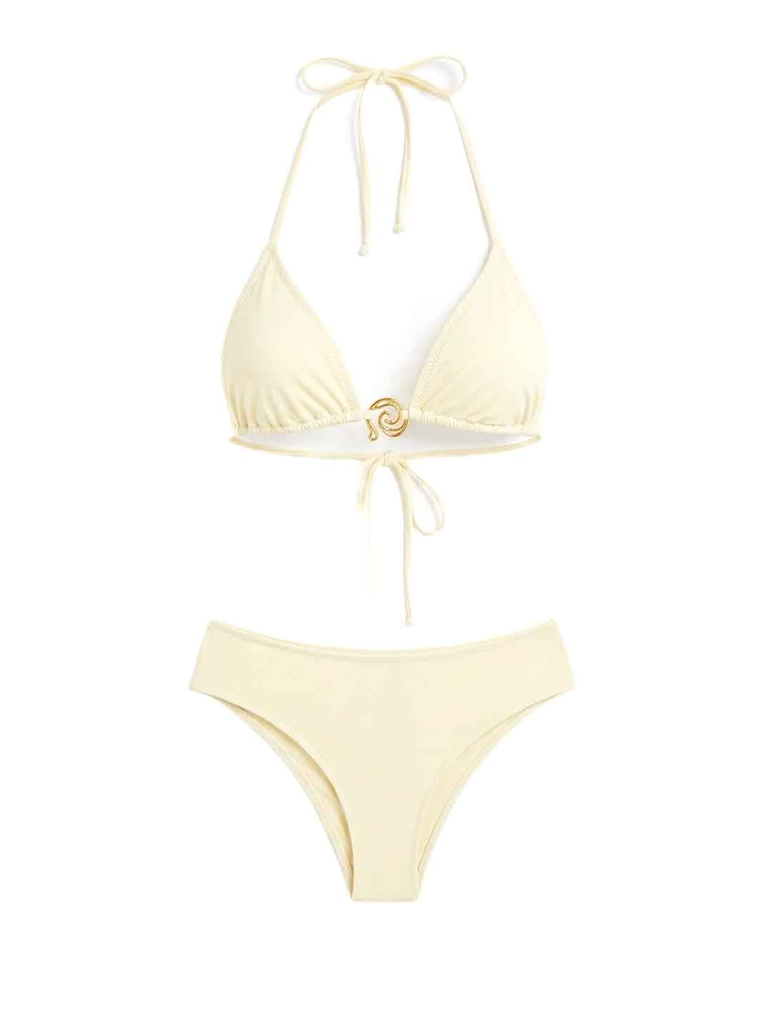 Island Coco costume kids panna triangolo con accessorio 3-14 anni ICJ84 PANNA ISLAND COCO 