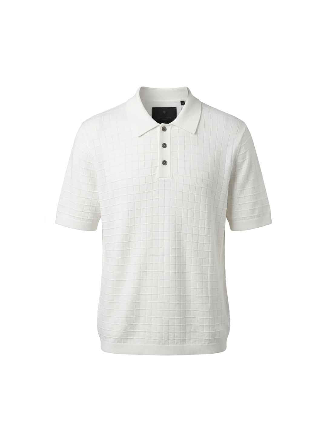 Jack & Jones polo panna a quadri 12291042 PANNA JACK & JONES 