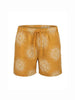 Jack & Jones costume arancio stampa sole