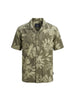 Jack & Jones camicia verde con stampa floreale