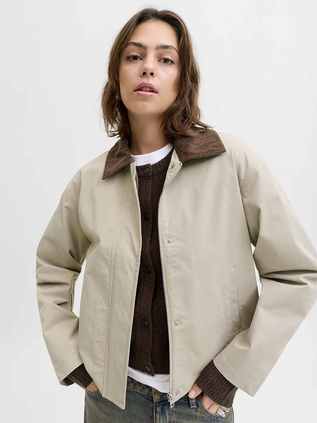 JJXX Wilma giubbino beige 12288954 BEIGE JJXX 