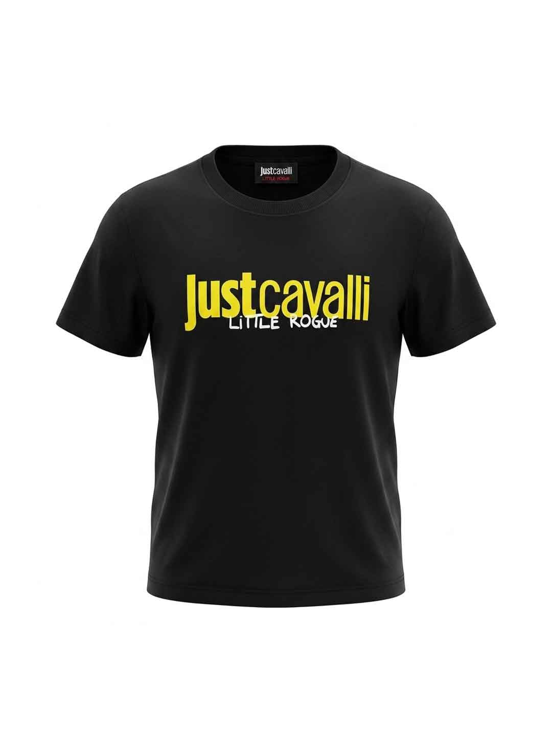 Just Cavalli coordinato kids nero con logo giallo 2-6 anni 26090 NERO JUST CAVALLI 