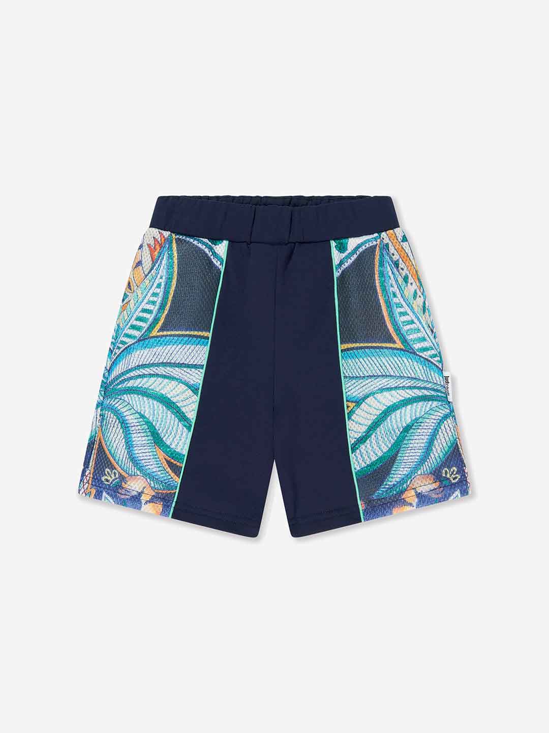 Just Cavalli bermuda kids blu a fantasia 8-14 anni 26094 BLU JUST CAVALLI 